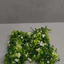 6FT Eucalyptus Garland with Flowers, 2 Pack Artificial Greenery Garland Hanging Faux Eucalyptus Garland Suitable for Table Wedding Backdrop Arch Wall Party UV Protected Indoor Outdoor Decor