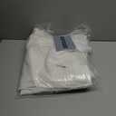 Barossa Design Extra Wide and Extra Long Waffle Weave Shower Curtain 108 x 84 inch, 230 GSM Heavy Fabric No Blowing, Water Repellent, Washable, Spa, White, 18 Holes