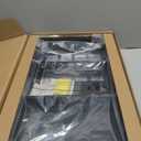 14x24 Recessed Medicine Cabinet, Medicine Cabinet No Mirror, 304 Stainless Steel Medicine Wall Niche with 3-Tiers Shelves, Matte Black