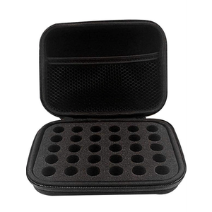 DHXYZZB Essential Oils Carrying Case Holds 30 Grids for 1-3ML Roller Bottles Storage Organizer Bag Hard Shell for Home, Travel, and Presentations