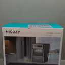 HiCOZY Ice Maker Countertop,Ice in 6 Mins, 24 lbs/Day, Portable & Compact Gift with Self-Cleaning,for Apartment/Under Cabinet/Kitchen/Office/Camping/RV/Home Bar（Light Black）