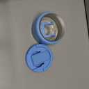 13.5oz Kids Jar for Hot Food, Insulated Vacuum Food Jar with Buckle Lid, Stainless Steel Wide Mouth Leak Proof Insulated Lunch Container for School Picnic Travel, Sky Blue