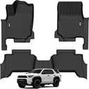 Floor Mats for 2025 Toyota 4runner Fuel 5 Seats (not for Hybrid/EV) All Weather TPE Protection Floor Liners 1st & 2nd Row Floor Liners for 2025 Toyota 4runner Accessories