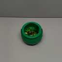 4E's Novelty 5 Inch St Patricks Day Pot of Gold Decorations with 100 Lucky Coins - Green Pot of Gold Cauldron Plastic Bucket for Leprechaun Decorations, Green & Gold Coins Plastic