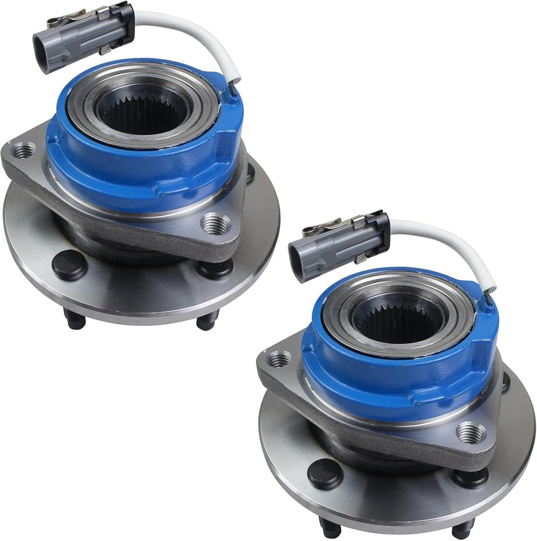 PAROD Pair 513121 Front Wheel Hub Bearing Assembly Compatible with Cadillac DTS Eldorado Seville, Chevy Impala Monte Carlo, Buick Century, Pontiac Grand Prix Bonneville 5 Lug W/ABS