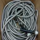 Metal Garden Hose 20 ft Connector, Stainless Steel Long Hose Extension Adapter for Hose Reel, Small, Flexible, Lightweight & Heavy Duty Water Pipe, No Kinking Short Outdoor Water Hose for Yard 20 Feet