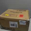 GREENSTELL Small Vanity Stool Chair with Storage and Folding Back, 13" x 13" x 17.7" Faux Fur Soft Ottoman for Teenager, 4 Metal Legs with Anti-Slip Feet, Furry Padded Seat for Makeup, Bedroom, White