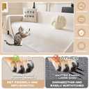 MYSKY HOME White Couch Covers, Sofa Covers for 3 Cushion Couch Sofa Pet Friendly, Dog Couch Cover Furniture Protector Cover, Non Slip Soft Sofa Cover, Sofa Covers Washable, 91" x 118"