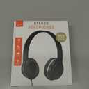 GPX IAH57B Wired Headphones Padded 3-d Accs Swivel Earcups/adjustable Headband