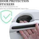 8PCS Car Door Protector with Reflective Design,Stylish Honeycomb Car Door Handle Protector for Anti-Scratch Protection,Universal Cars Doors Handle Scratch Protectors for Cars,SUVs