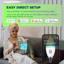 Lightinginside Matter E12 Smart Light Bulbs 60W Equiv., Compatible with Alexa/Apple Home/Google Home/SmartThings, RGBCW Candle Candelabra Chandelier Bulb, 2.4G WiFi, ETL Listed, Hub Required, 4PCS