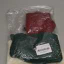 Fesciory 18 Inches Christmas Stockings Bulk, 3 Pack Large Size Cable Knitted Fireplace Hanging Stockings for Family Holiday Xmas Party Decorations, Burgundy&Ivory White&Green