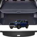 Retractable Cargo Cover Compatible with Honda Passport 2026 All Trims Shield Security Shade Privacy Screen Tonneau Luggage Cargo Trunk Organizers