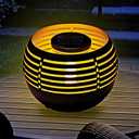 Solar Flickering Flame Lantern  Waterproof Metal Table Lamp, Durable & Stylish, Perfect for Balcony, Patio, Garden Pathway, and Outdoor Dcor
