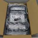 STO STO Expandable Shoe Rack, 5-Tier Metal Shoe Rack for Closet, Up to 24 Pairs Adjustable Shoe Rack Storage for Front Door Entrance, Free Standing Shoe Rack Organizer for Entryway, Black