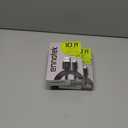 2 x Super Long <10 FEET> Nylon-Braided USB to 8pin Lightning Charging Cable  Charge Cord Compatible with iPhone 5-14, Airpods 1,2,3, Pro1,2, Airpods Max w/Quality Aluminum Connectors (Black)