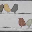 Deco 79 Metal Bird Wall Decor, 32" x 1" x 12", Multi Colored