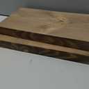 BGMG Wood Floating Shelves for wall 12 inch Set of 2, Rustic Wooden Wall Mount Shelves for Bathroom Living Room Bedroom Kitchen Farmhouse -12x6.7- Walnut Color