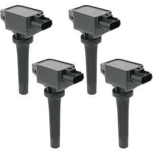 JDMSPEED Set of 4 UF656 Ignition Coil Pack Compatible with 2012-2023 Mazda 3 Sport 6 CX-5 MX-5 CX-9 2.0L 2.5L l4 Replaces# UF805 UF656T C857