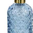 16 oz Glass Soap Dispenser with Vintage Gold Pump