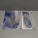 Compatiable for MacBook Air 13 Inch Case 2020-2018 A2337 M1 A2179 A1932 Retina Display Touch ID Plastic Hard Shell Case Keyboard Cover Skin - Blue Marble