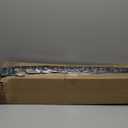 LUMI Washable Low-Pile Runner Rug Non Slip for Hallway, 2x6 Soft Carpet Absorbent Waterproof, Modern Black Area Mat Indoor High Traffic for Living Room, Entryway, Kitchen, Laundry (Slate Path)