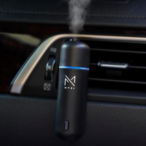 MYZI Car Air Freshener Diffuser, Waterless Diffuser Car Essential Oil Diffuser with 6 Refill Scents, Car Diffuser Air Freshener Car Fragrance Diffuser (2 Fl Oz (Pack of 1))