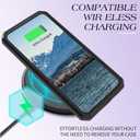 for Moto G Play 2023/G Pure/G Power 2022 Case for Motorola G Play 2023/G Pure/G Power 2022 Phone Case Dual Layer Heavy Duty Shockproof Rugged Protective Phone Case,Black Cat with Witchs Hat