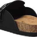 Soda Trisha ~ Women Buckle Strap Slip-On Flatform Mule