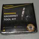 HAPDEN Grommet Tool Kit, 3/8 inch Handheld Eyelet Kit Manual Grommet Press Machine with 500 pcs 10 mm Grommets