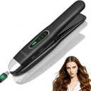 SUNMAY Cordless Hair Straightener, 0.85 Inch Titanium Portable Hair Straightener for Travel, Cordless Mini Flat Iron Hair Straighteners and Curlers 2 in 1, Dual Voltage, On-The-Go & 20S Fast Heat Up (Black)