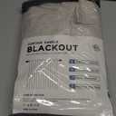 100% Blackout Shield Linen Blackout Curtains for Bedroom 72 Inches Long, Back Tab/Rod Pocket Living Room Drapes, Thermal Insulated Blackout Curtains 2 Panels Set, 50" W x 72" L, Oatmeal