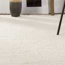 SAFAVIEH Area Rug 5x8 - Natura Collection - Ivory, Handmade Wool Blend, Textured Design, Ideal for Living Room, Bedroom, Dining Space (NAT620A)