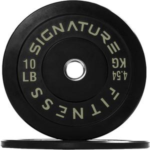 Fitvids 2-Inch Olympic Rubber Weight Plates Sets, Bumper Plates Set with Barbell for Strength Training, 180-390 Lbs Multiple Options