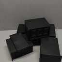 ANNKUT Bed Risers 5 Inch Heavy Duty,Oversized Couch Risers, Extra Wide Furniture Risers for Sofa Table Desk Headboard Chair Lifting,Rectangular Risering Blocks Support 11000 lbs (5 Pack Black)