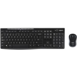 Logitech MK270 Wireless Keyboard And Mouse Combo For Windows, 2.4 GHz Wireless, Compact Mouse, 8 Multimedia And Shortcut Keys, For PC, Laptop - Black (1 Pack, Black)