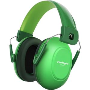 Noise Cancelling Headphones for Kids, Kids Ear Protection 28dB SNR Noise Reduction Ear Muffs for 3-16 Years Toddler/Children, Noise Cancelling Headphones Hearing Protection For Fireworks/Monster Truck (Green)