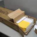 ChooChoo Bathroom Floor Cabinet, Modern Bathroom Storage Cabinet with 4 Doors and Adjustable Shelves, Freestanding Cupboard for Living Room, White (11.81"D x 23.62"W x 43.31"H)