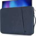Portable Monitor Case 18.5 Inch,18 Inch Storage Sleeve Bag Compatible with Most Large 18.5 Inch Portable Monitor Carrying Pouch Bag with Pocket,Navy Blue(17.5x11.8 Inch)