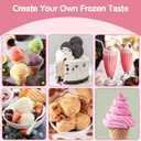 Creami Swirl Pints & Lids for Ninja Swirl Ice Cream Maker NC700 Series, Swirl Container Replacement for Ninja Creami, BPA-Free & Dishwasher Safe (Pink&Blue, 2Pcs)