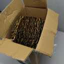 JEVERGN 40 Pack Gold Charger Plates Bulk, 13'' Reef Chargers for Dinner Plates, Gold Plate Chargers Set of 40, Round Plastic Charger for Wedding, Party Event, Dinner, Table Setting