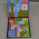 Coodoo Magnetic Blocks, Magnet Tiles Building Blocks STEM Montessori Toddler Kids Toys for Boys Girls Ages 3+, Educational Construction Outdoor Toys, Classroom Must-Have Learning Sensory Gifts