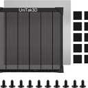 UniTak3D Honeycomb Laser Bed 440 x 440 mm Working Table for XTool D1/D1 Pro/S9/S10/S30 Pro/RAY5 Engraver Fast Heat Dissipation and Desktop Protection with Aluminium Plate(Working Area:15.75x15.75in)