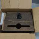 Wood Suggestion Box with Lock - 6 Chalkboard, 100 Suggestion Cards, Tip Jar, Wall Mountable Donation Box, 8x7x6Inches