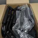 DRSPORTS 2 Pairs Heavy Duty Universal J-Bar Kayak Rack Roof Top Carrier for Kayak Canoe Paddle Boat Mounted on Car SUV, Car and Truck Crossbar with 4 pcs Tie Down Straps