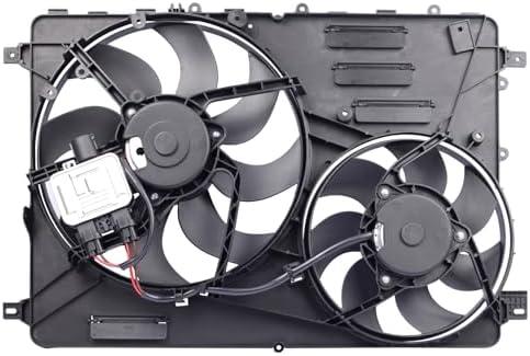 Gjhch Radiator Cooling Fan Compatible with 2011-2016 S60 2008-2015 S80 2015-2016 V60 2008-2010 V70 2010-2016 XC60 2008-2015 XC70 2.0L 3.0L 3.2L Replace for 31686808 30668629 FA71811 623-840