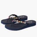 Skechers Women's Meditation-Daisy Crush Flip-Flop, 9