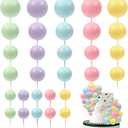 30 PCS Balls Cake Topper DIY Cake Insert Toppers Ball Cake Picks Cupcake Topper for Birthday Party Baby Shower Wedding Cake Decoration(Colorful)
