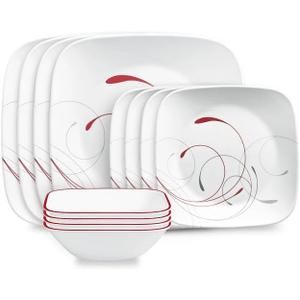Corelle Square Splendor 12-piece Dinnerware Set, Service for 4