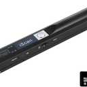 Portable Document Scanner, 900DPI Handheld Scanner Wand for Documents & Receipts, A4 Photo Image Scanner JPG/PDF, Portable Scanner for Laptop, USB 2.0 High Speed Transfer, Supports Micro SD Card